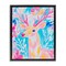 Stupell Industries Bright Pastel Deer Floating Frame, design by Arlington Prints